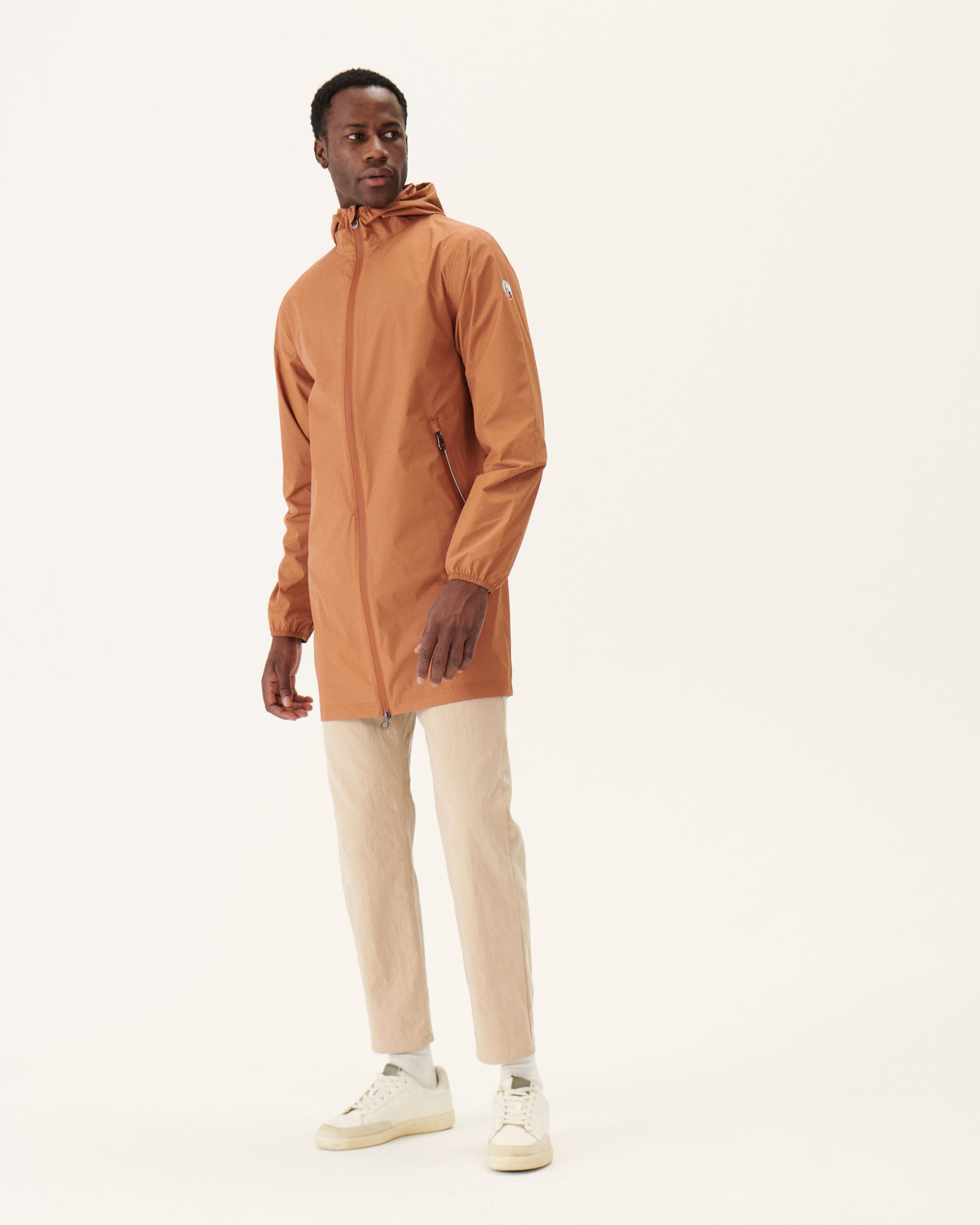 Imperméable long paquetable Camel Stockholm
