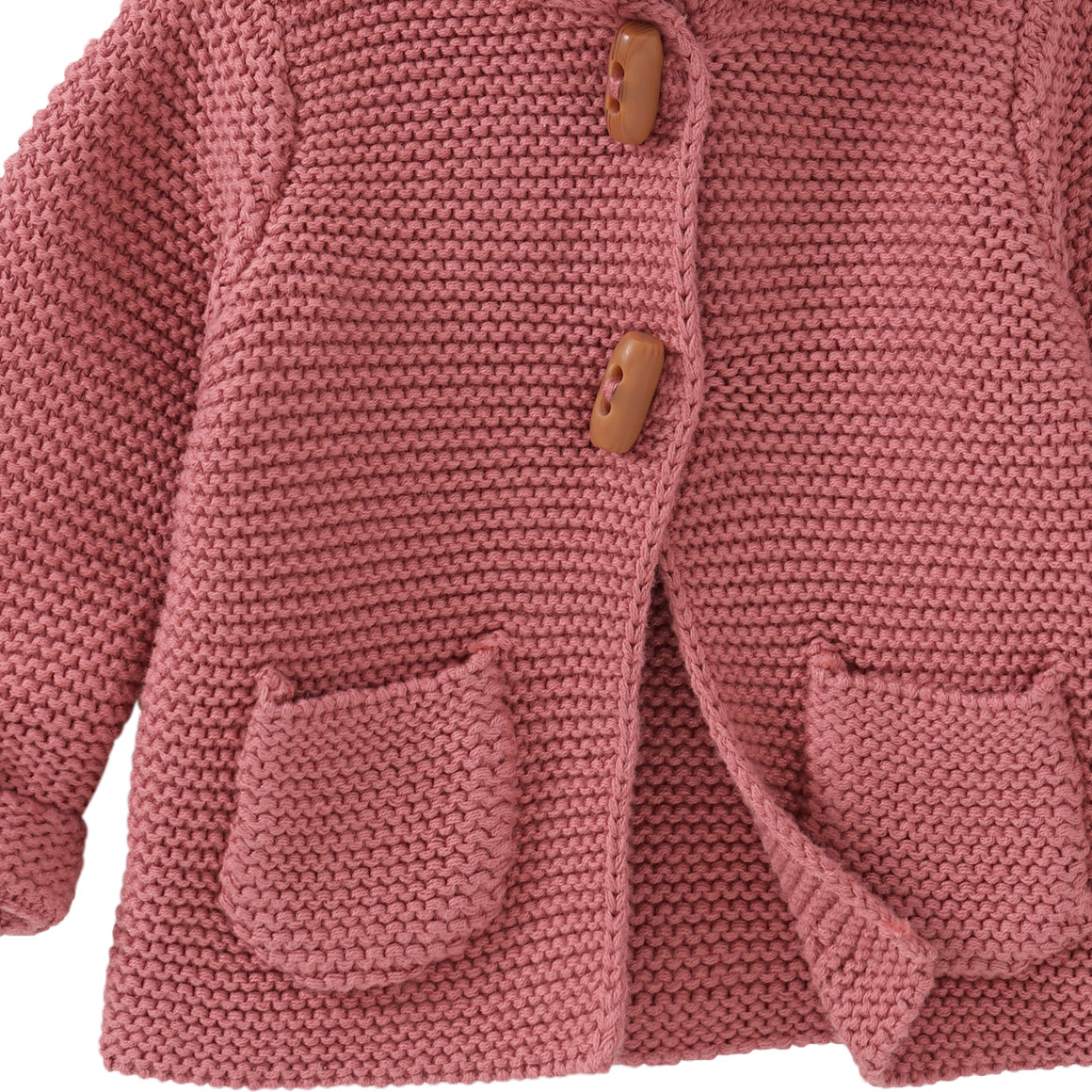 Newborn Strickjacke mit Öhrchen