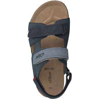 s.Oliver Sandale in blau