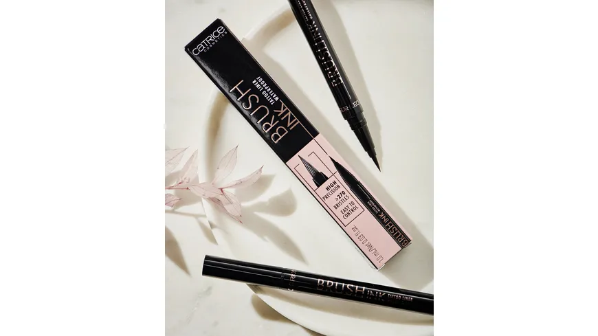 Catrice Brush Ink Tattoo Liner Waterproof 1 ml 010 - Black Waterproof