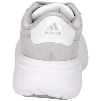 adidas Grand Court Platform Suede in grau