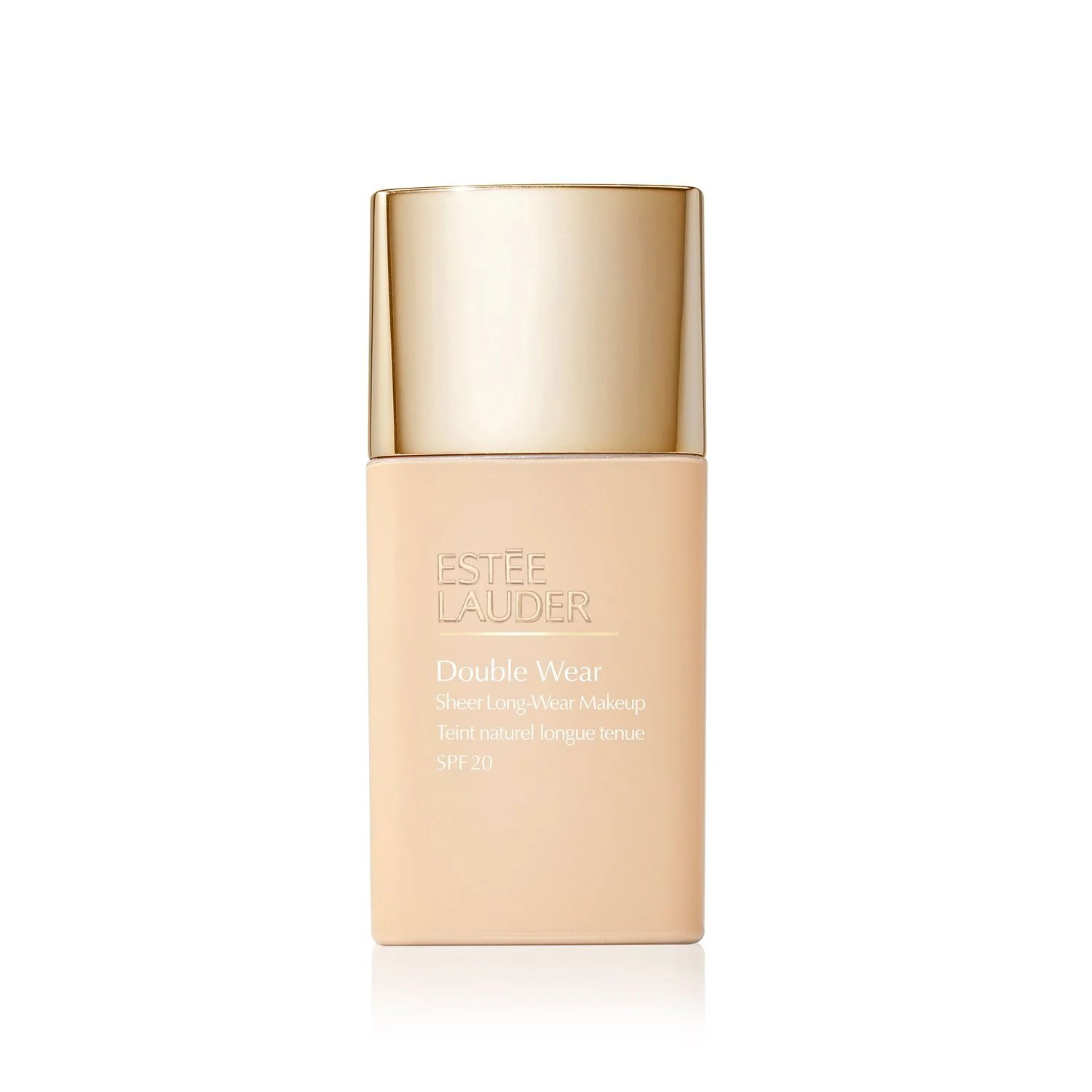 Base de maquillaje líquida Double Wear Sheer de larga duración con SPF20