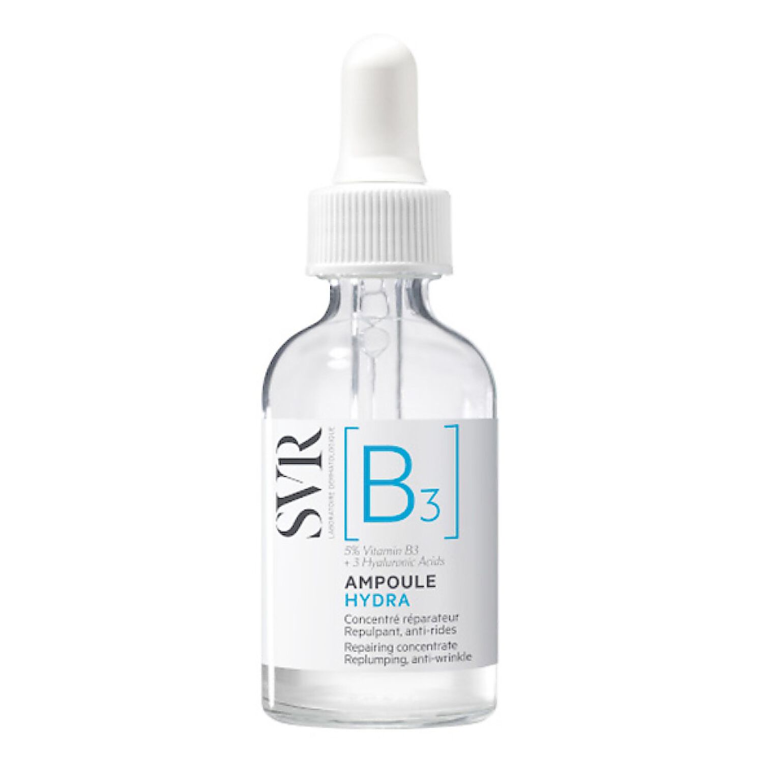 SVR [B3] Ampoule Hydra Concentré Réparateur - Repulpant, Anti-Rides 30 ml