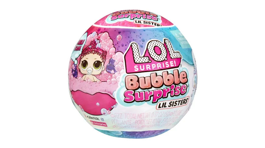 L.O.L. Surprise Bubble Surprise Lil Sisters, sortiert, 1 Stück