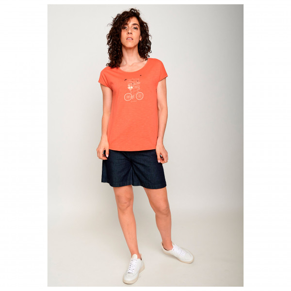 GreenBomb - Women's Bike Signpost Cool - T-Shirt