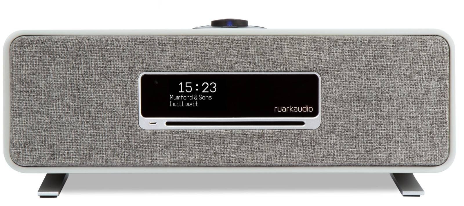 ruark audio R3 MK 1 Musiksystem matt grau Stereoanlage (Digitalradio (DAB),FM-Tuner,Internetradio, Internetradio LAN/W-LAN,DAB+,Bluetooth,inklusive Fernbedienung, Klasse A-B Verstärker mit 30 Watt Leistung)