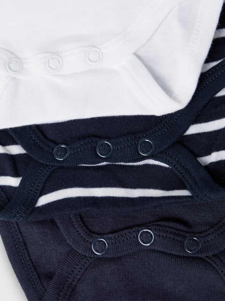 name it Jungen Baby-Bodys im 3er-Pack Auto Motiv in Blau günstig kaufen