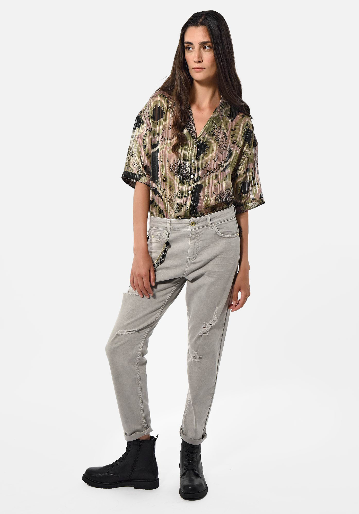 EMI    Jean boyfriend Femme