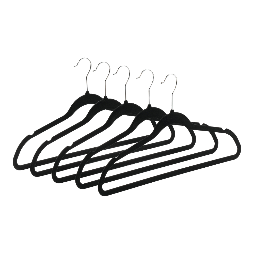 Kleiderbügel Set 5-teilig schwarz