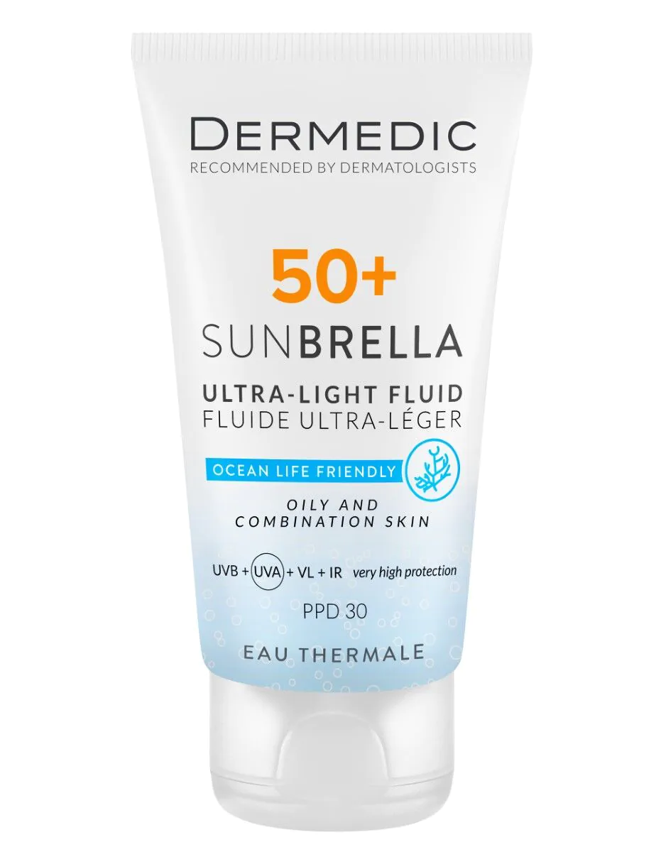 Dermedic Sunbrella Ultra-Let Creme til Fedtet og Kombineret Hud SPF50+