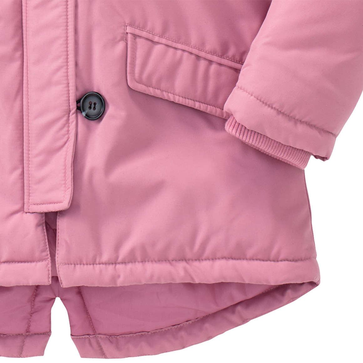 Mädchen Parka mit Fellimitat