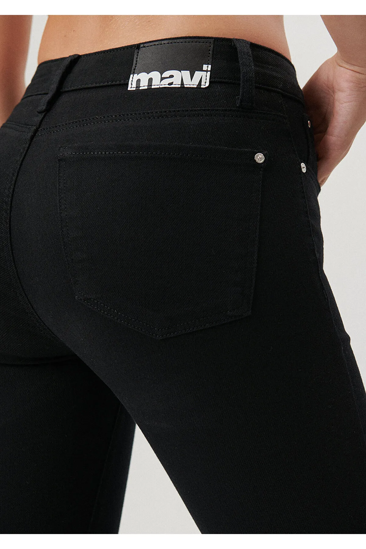 Mavi  Tess M Girly Jet Black Jeanshose 100328-35252