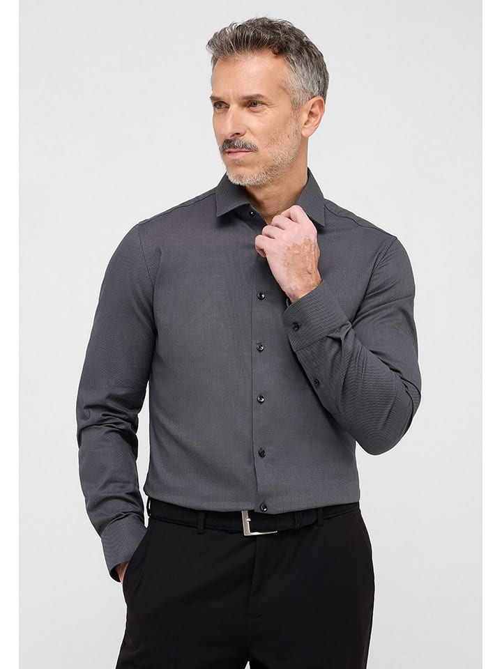 Eterna Hemd - Slim fit - in Anthrazit günstig kaufen