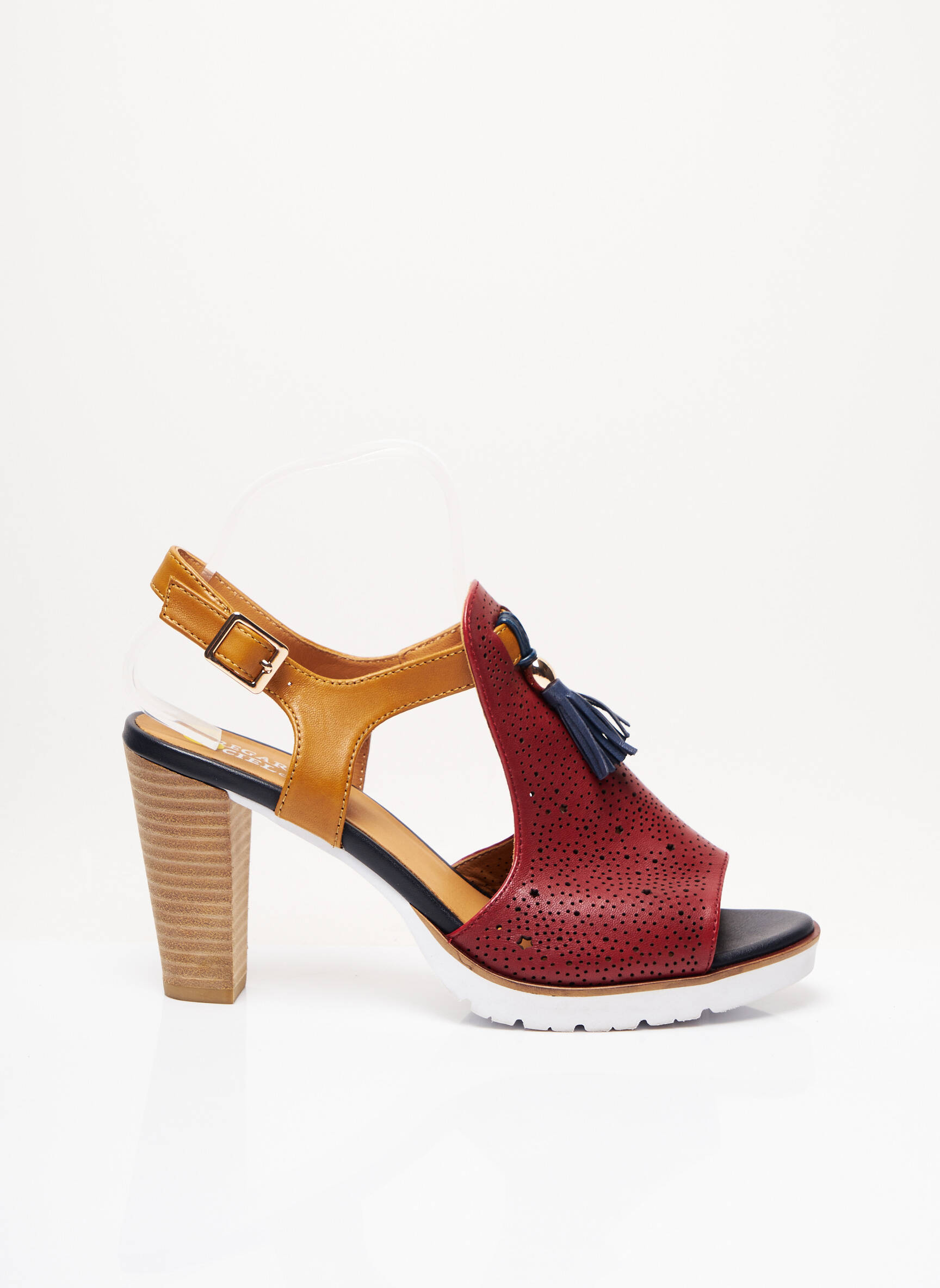 Regarde Le Ciel Sandales Nu Pieds Femme couleur rouge