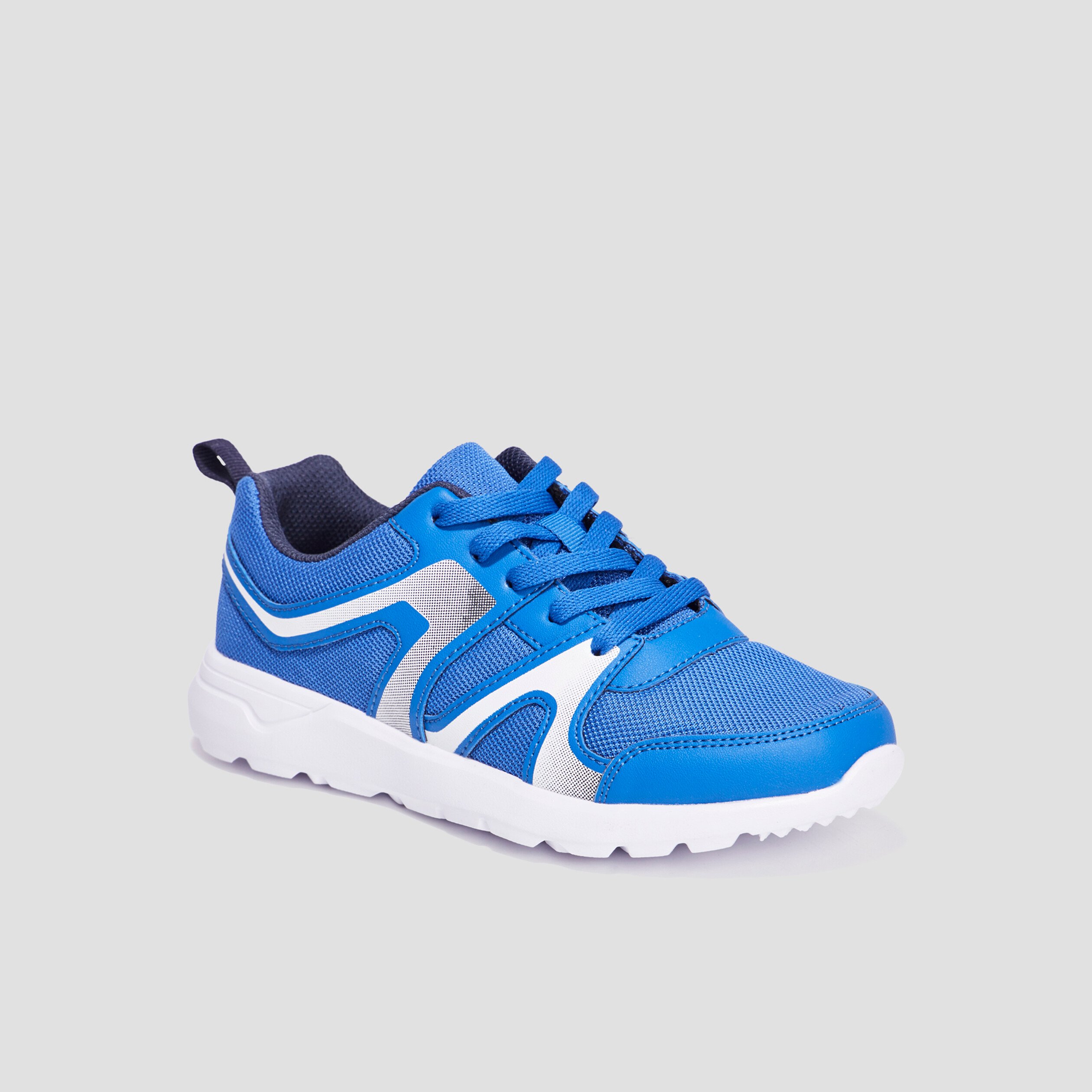 Baskets running à lacets Rexited bleu garçon | La Halle