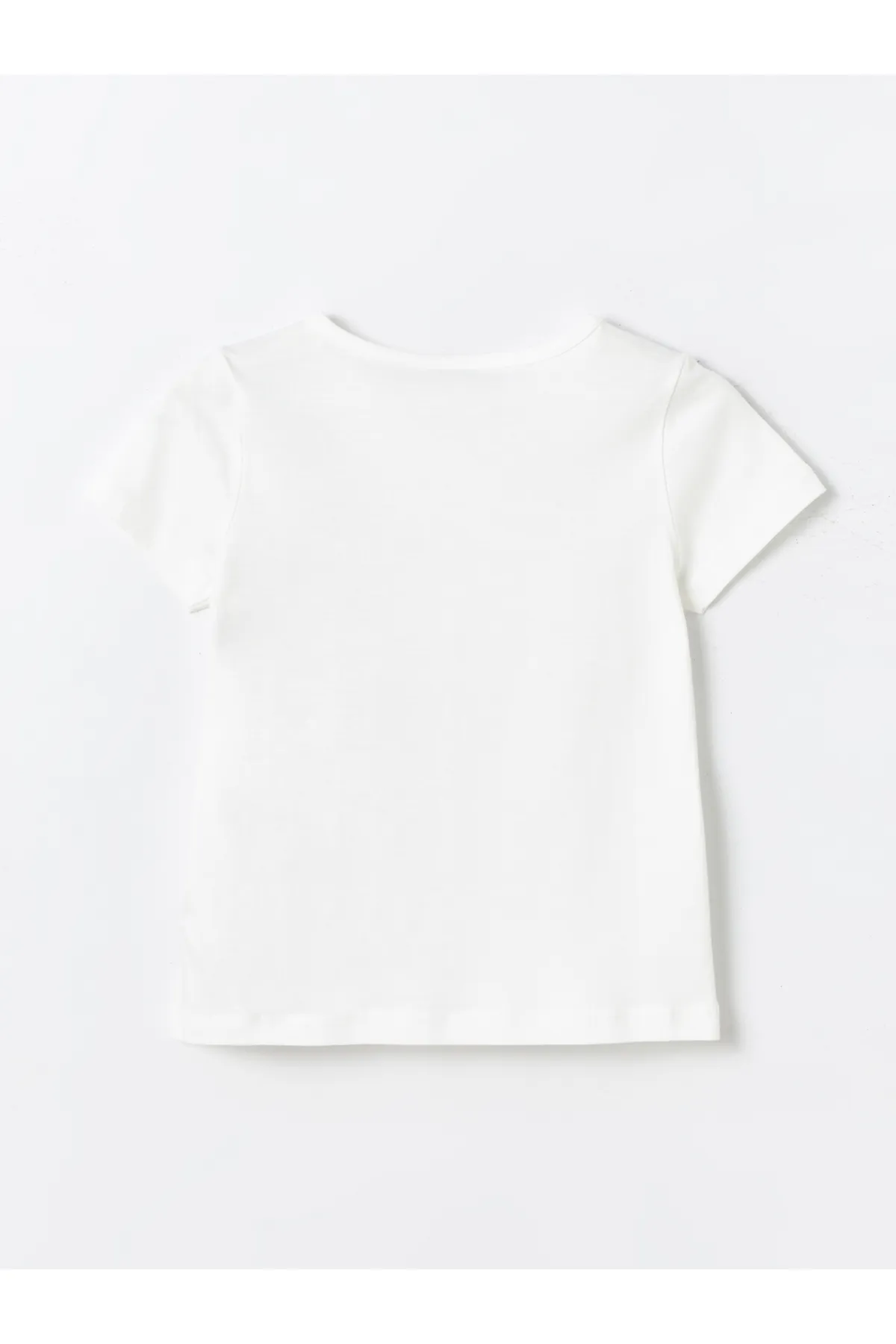 LC Waikiki  Bedrucktes kurzärmliges Mädchen-T-Shirt mit Rundhalsausschnitt