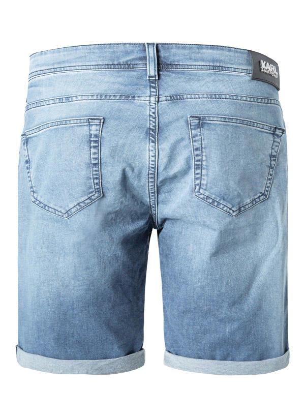 KARL LAGERFELD, Jeansshorts, Baumwolle T400®, hellblau