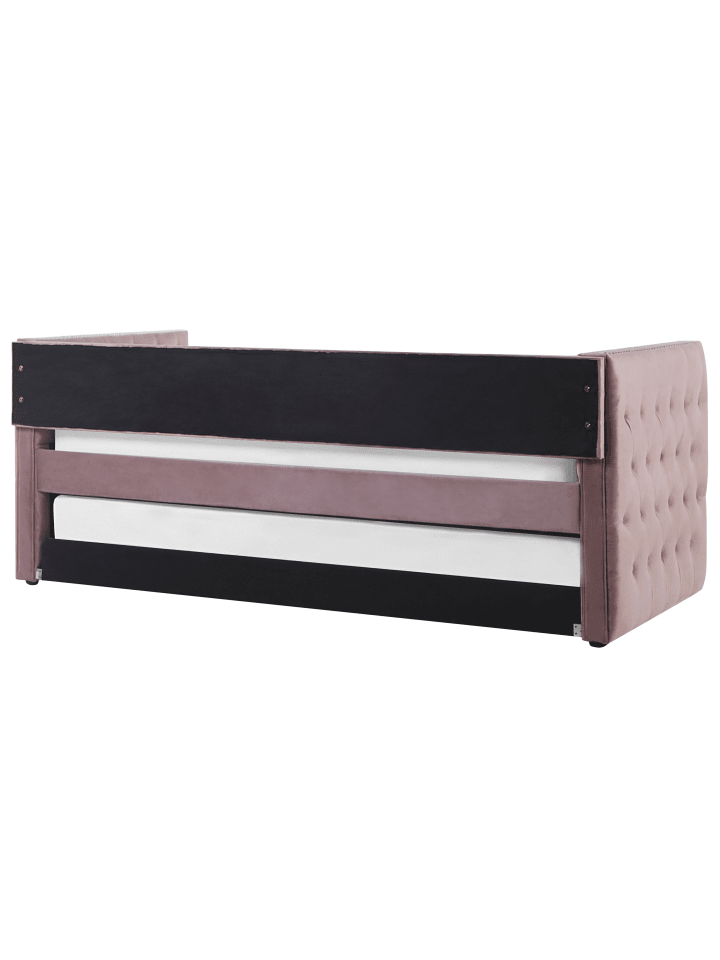 Beliani Tagesbett GASSIN in Rosa - (W) 100 x (H) 88 x (L) 231 cm günstig kaufen onesize