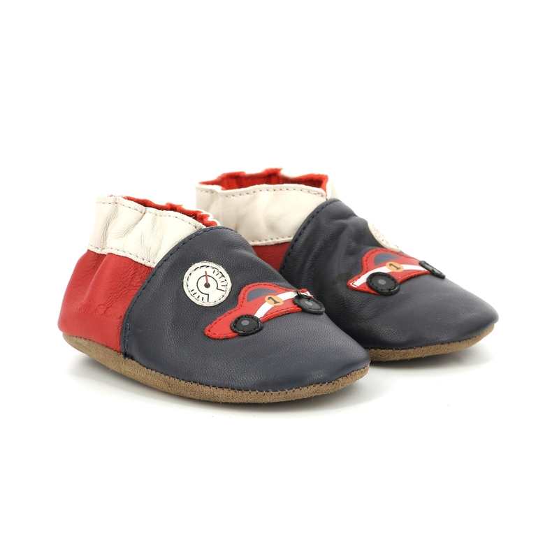 Chaussons cuir tannage vegetal Chrono Driving