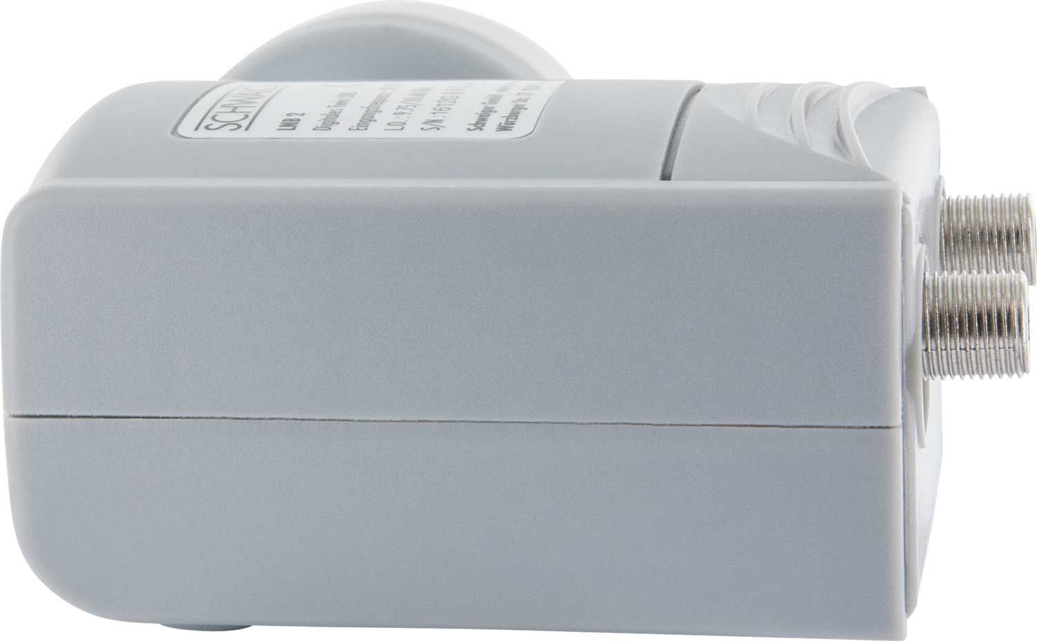 Schwaiger Digitales Twin LNB mit Wetterschutzabdeckung