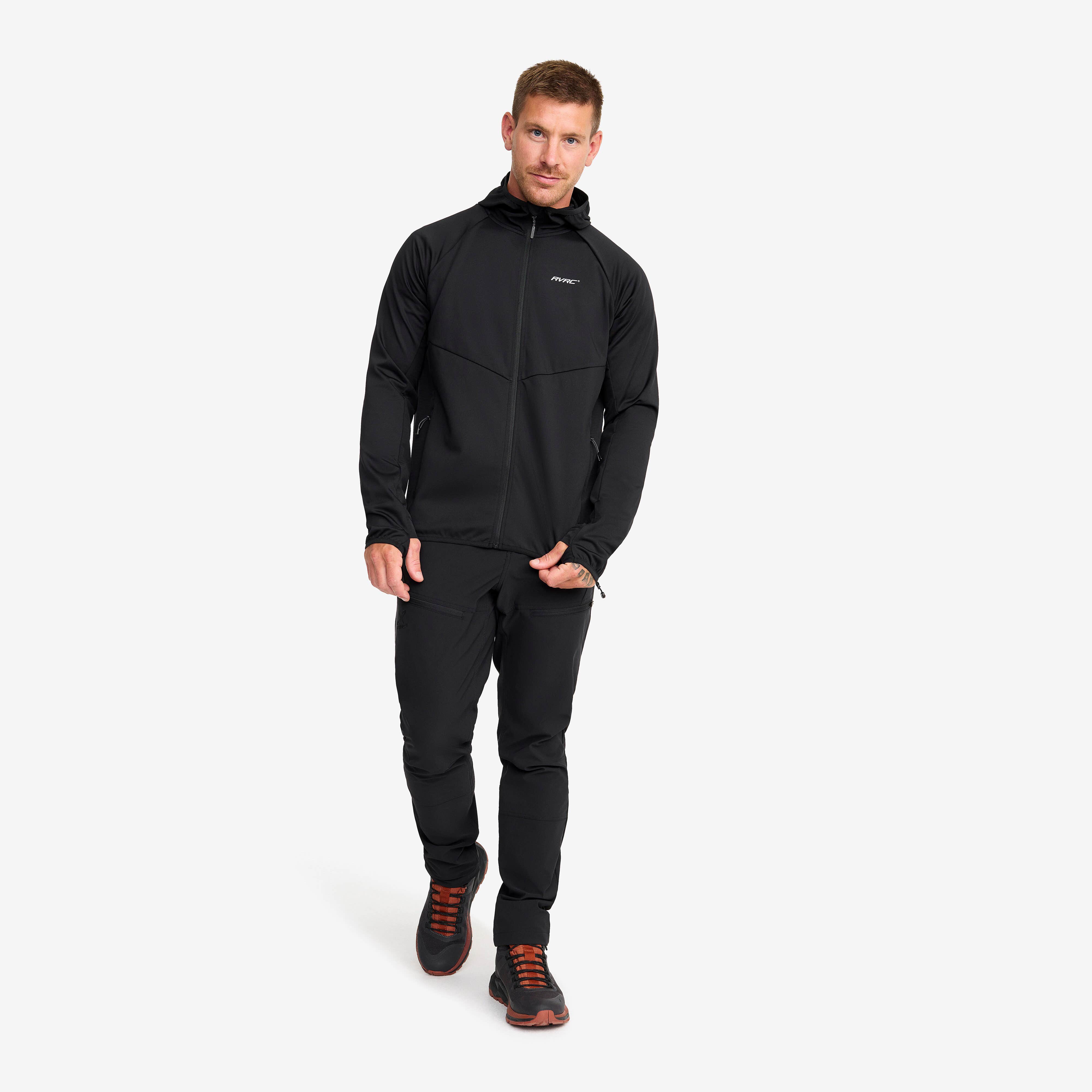 Pace Hooded Wind Jacket Homme Black