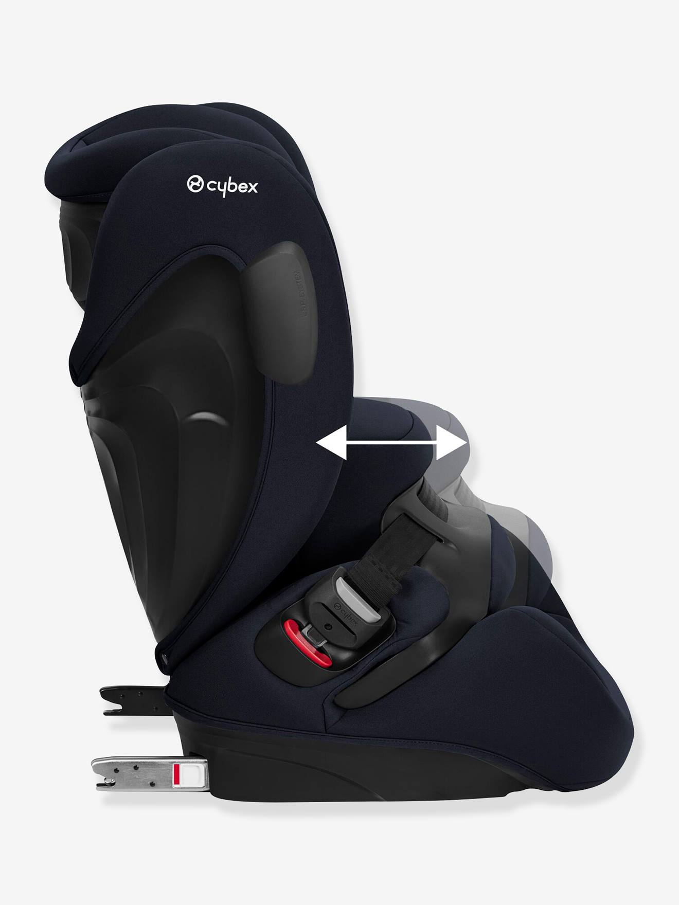 Cybex Mitwachsender Kindersitz Silver Pallas B3 i-Size CYBEX, 76-150 cm bzw. Gr. 1/2/3 - dunkel blau
