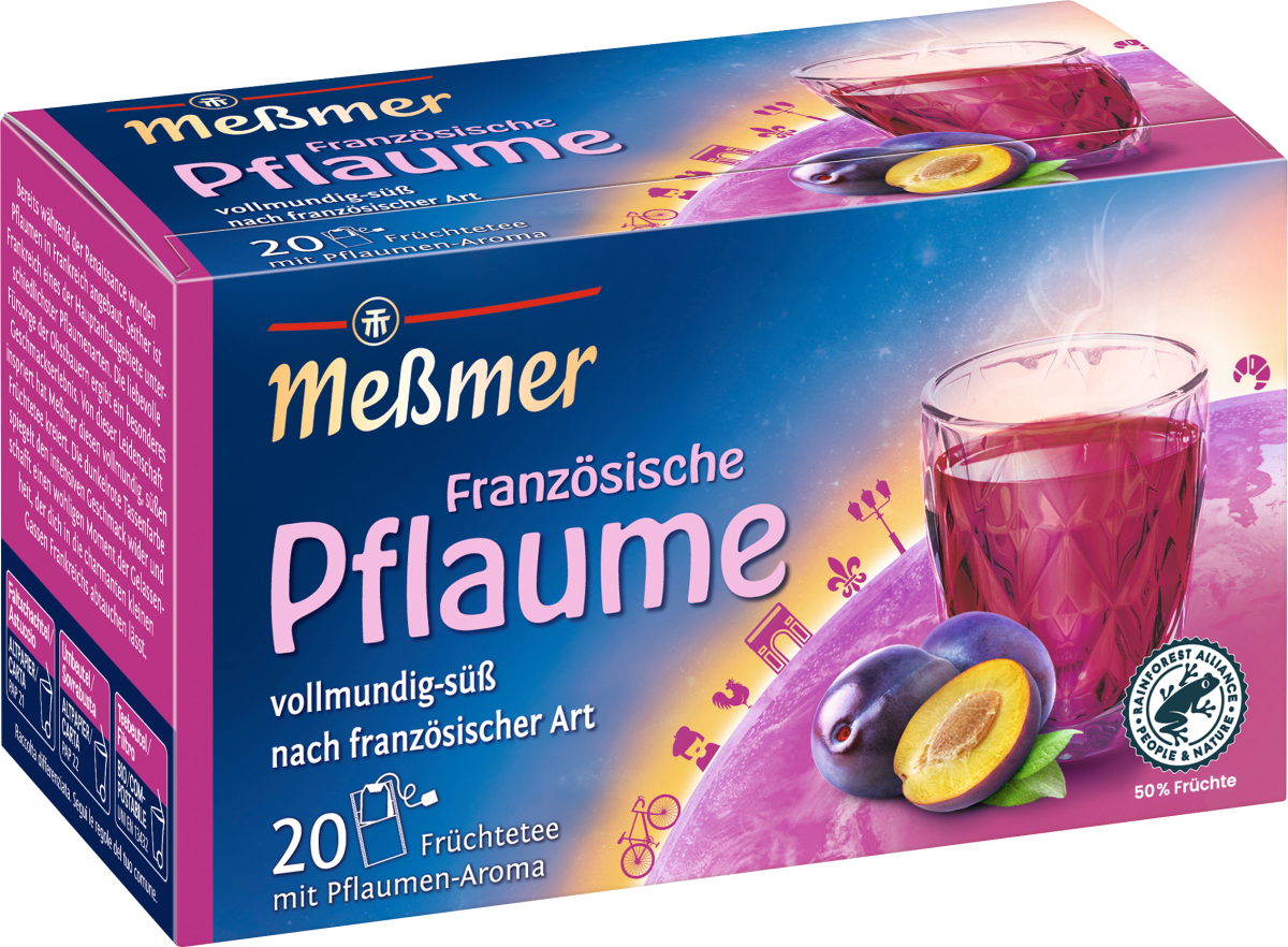 Früchtetee Französische Pflaume (20 Beutel), 45 g