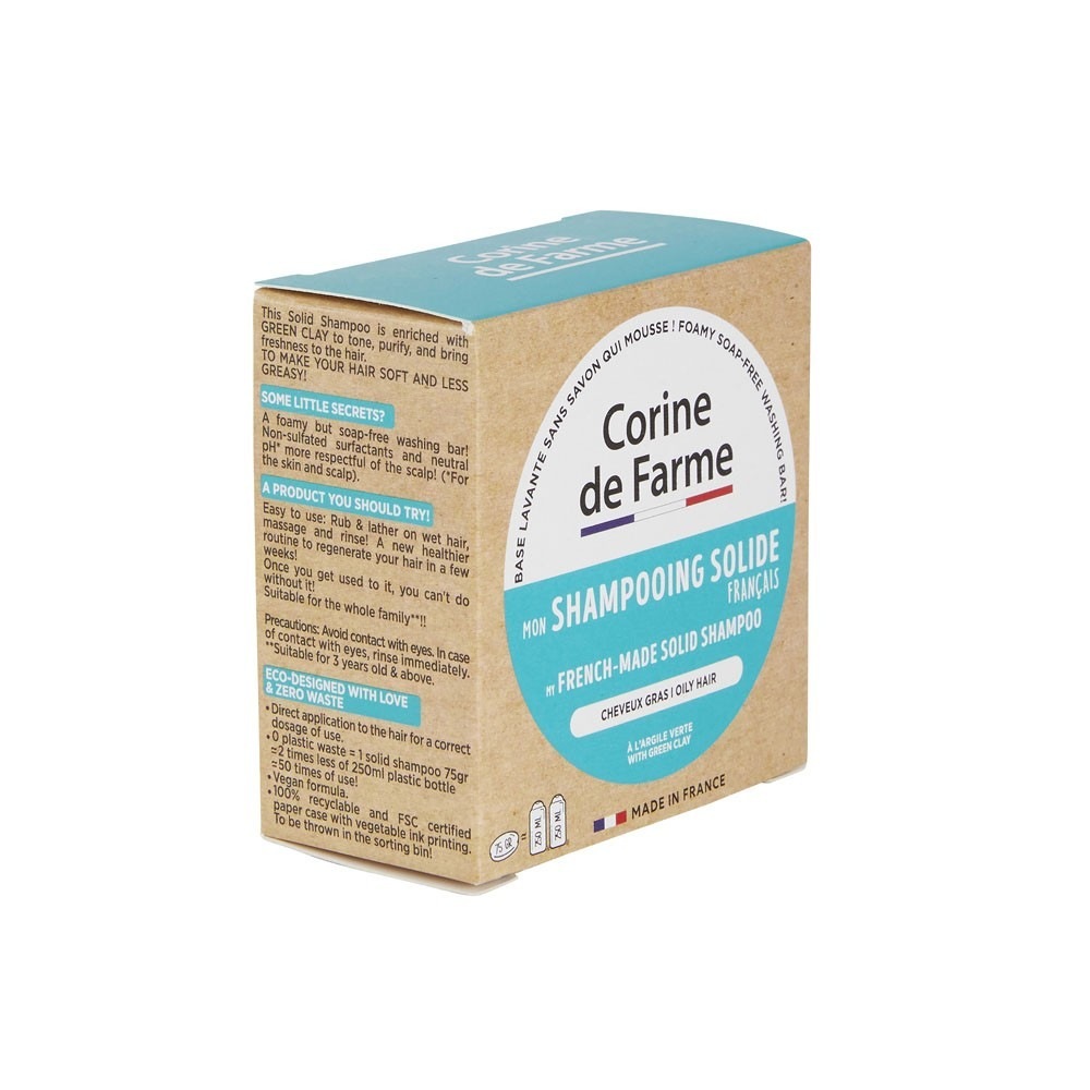 CORINE DE FARME Solid Shampoo for Oily Hair