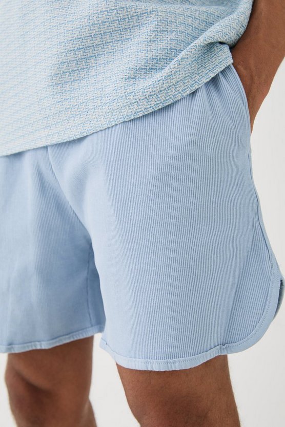 Gerippte Shorts