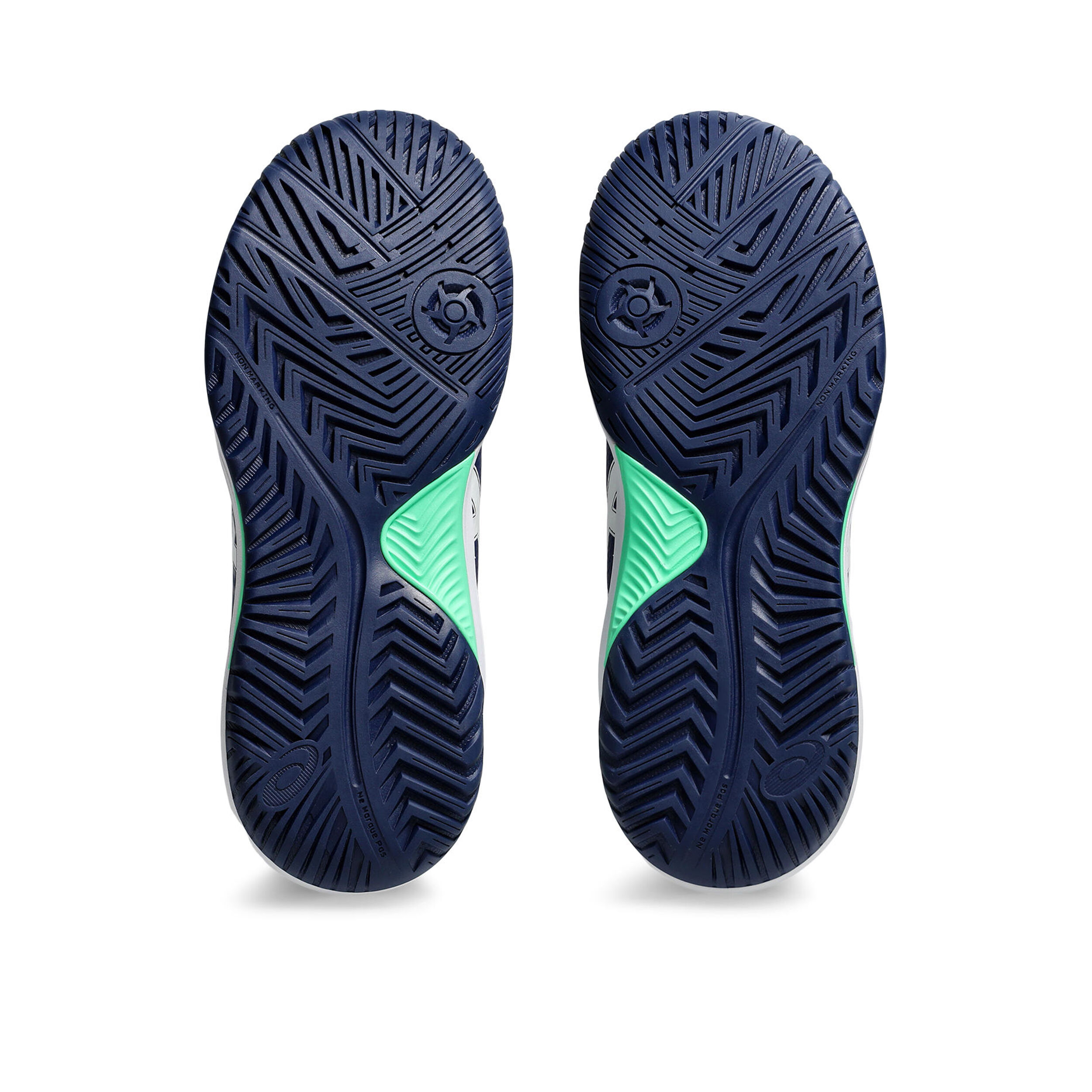 Gel-Dedicate 8 GS Allcourtschuh Kinder - Blau, Weiß