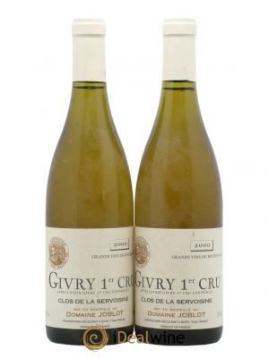 Givry 1er Cru Servoisine Joblot (Domaine)  2000 - Lot de 2 Bouteilles