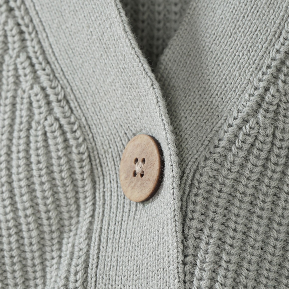 Kinder Strickjacke mit Rippstruktur