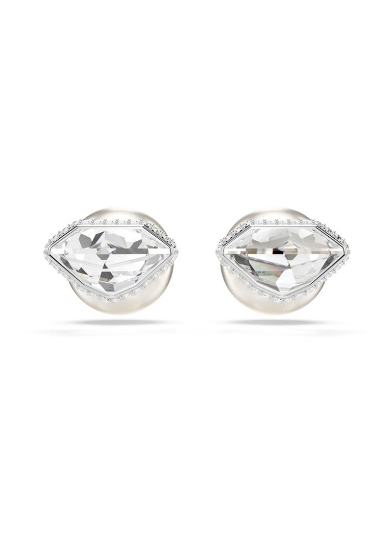 Swarovski Lucent stud earrings with crystal