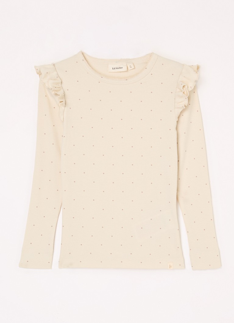 Maglia a maniche lunghe Lil' Atelier NMFGago in misto cotone biologico