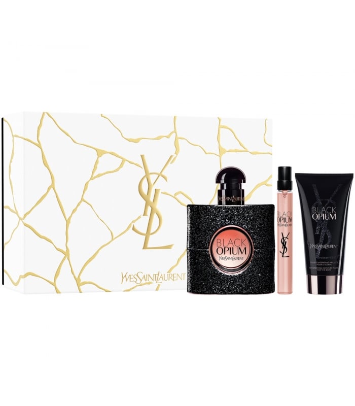 YVES SAINT LAURENT-BLACK OPIUM -Coffret Cadeau Parfum Femme