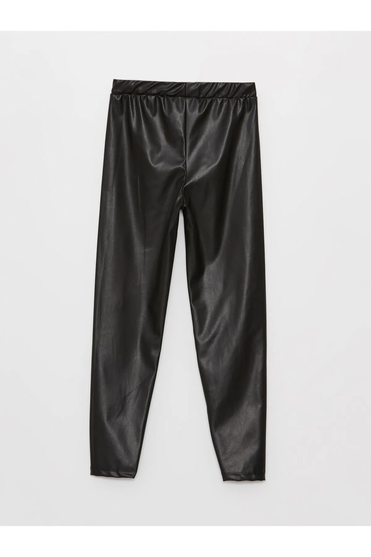 LC Waikiki  Mädchenhose in Lederoptik mit elastischem Bund