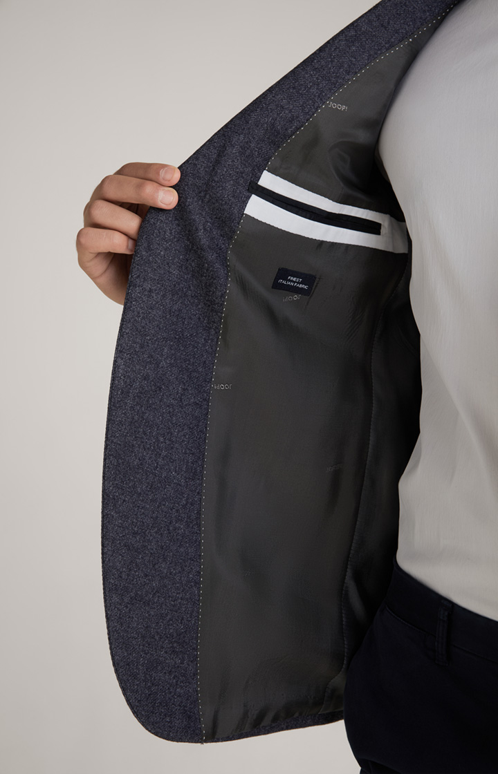 Flanell-Sakko Four in Blau meliert