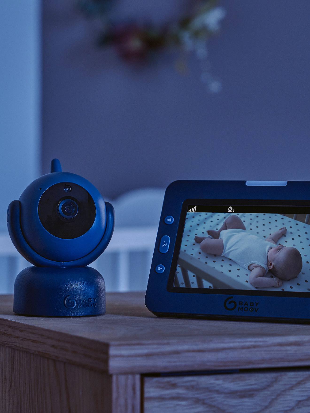 Babyphone Yoo Master+ BABYMOOV bleu