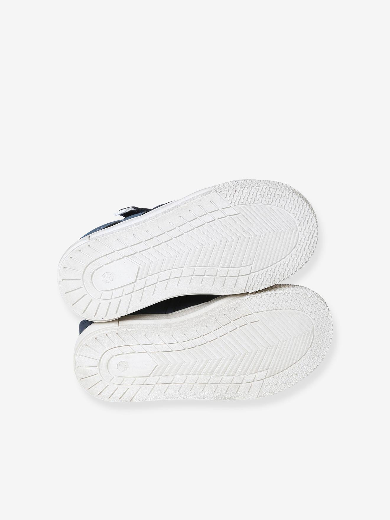 Vertbaudet Jungen Klett-Sandalen, Anziehtrick - blau