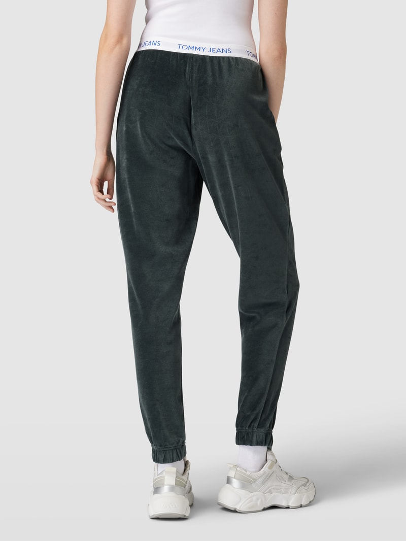 Jogpants mit elastischem Bund Modell 'HERITAGE' in anthrazit