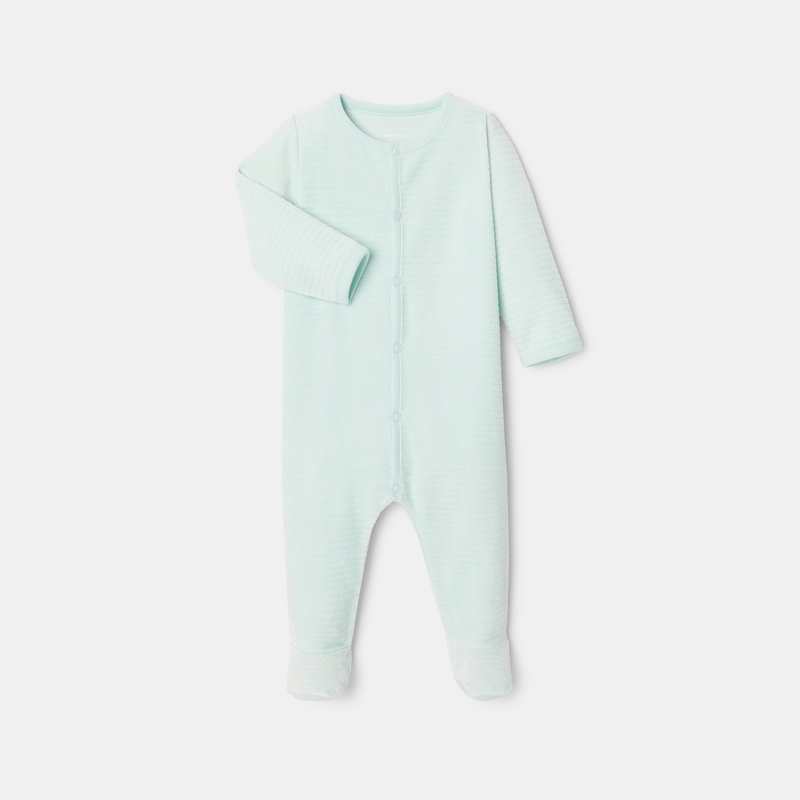 Pyjama en velours côtelé bleu naissance Absorba