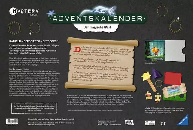 Mystery Adventskalender - Der magische Wald - Kinderspiel ab 10 Jahren