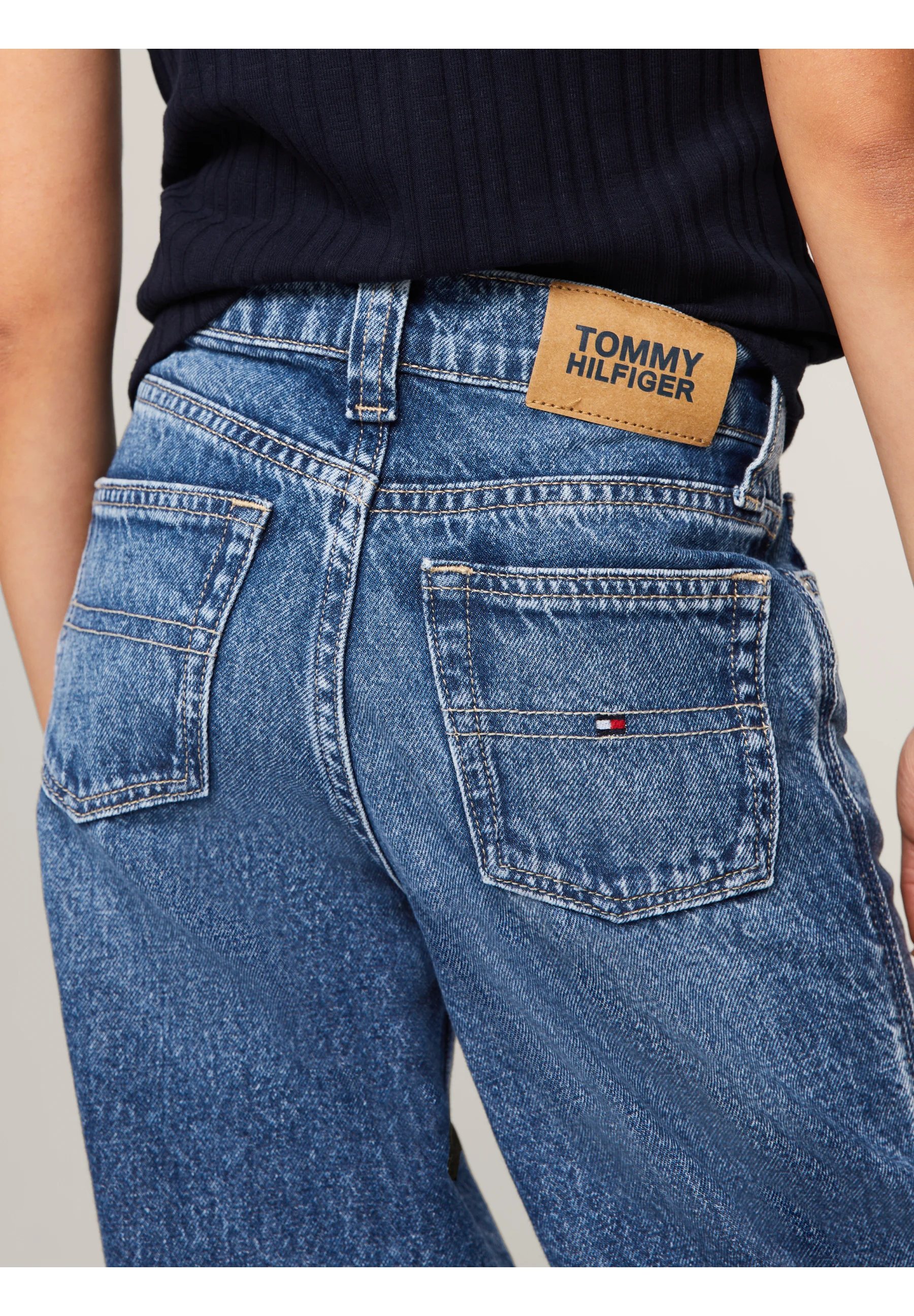 Tommy Hilfiger MABEL SALT & PEPPER - Pantalones