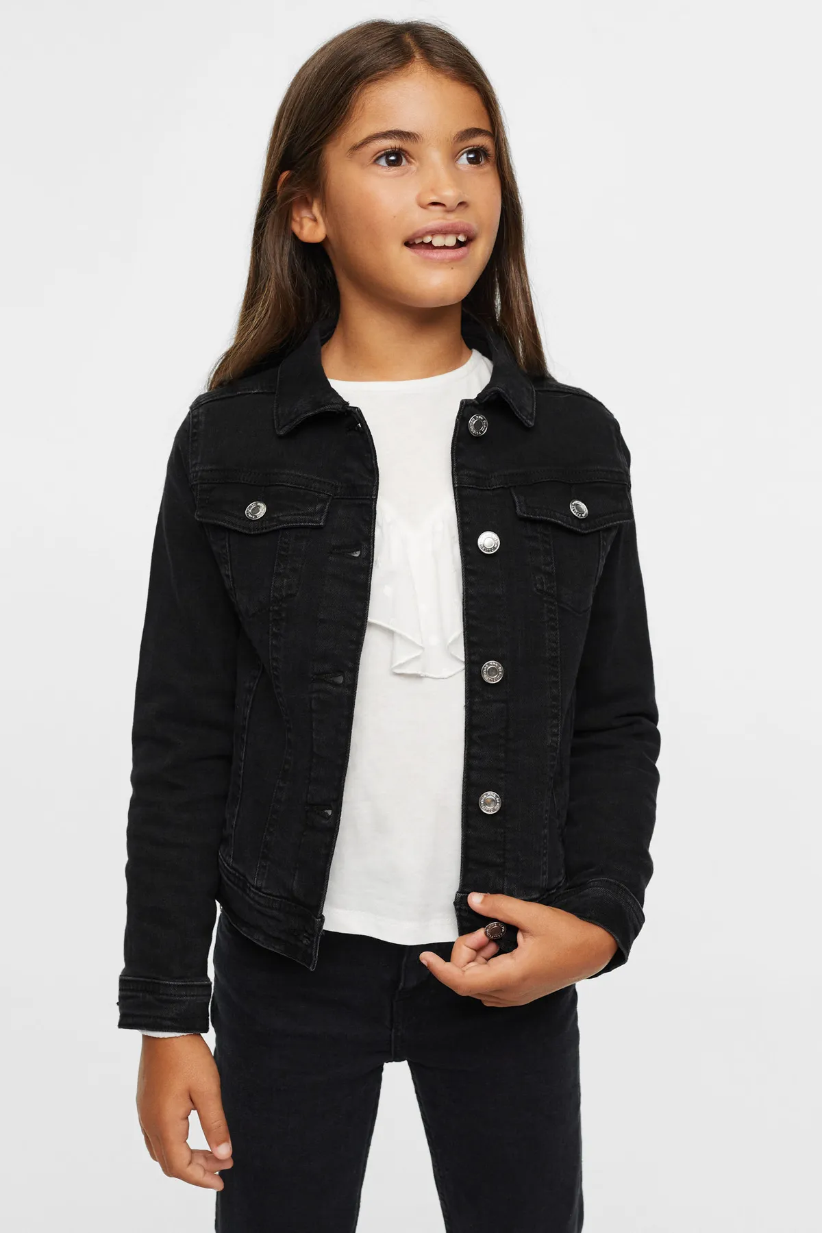 MANGO Kids  37051502 Jacken und Blazer Schwarzer Denim