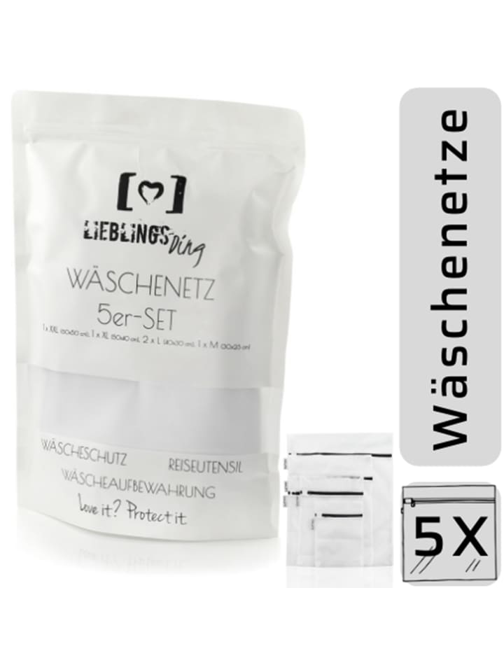 LIEBLINGS Ding Wäschenetz 5er Set LIEBLINGS Ding Wäschenetz in Weiß günstig kaufen 1