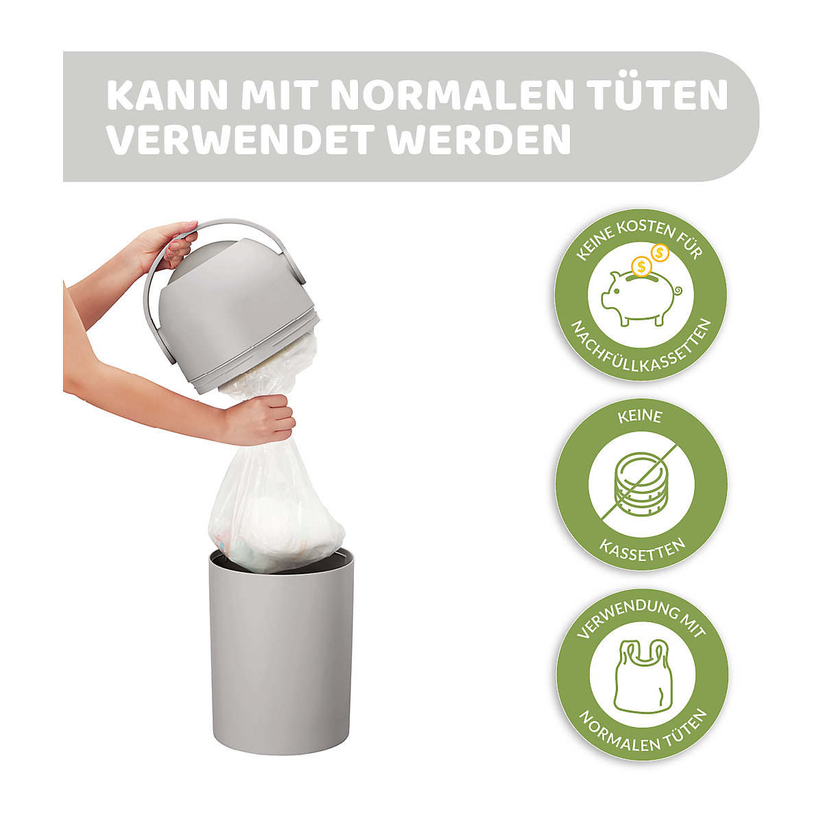 Windeleimer Odour, Off Grey
