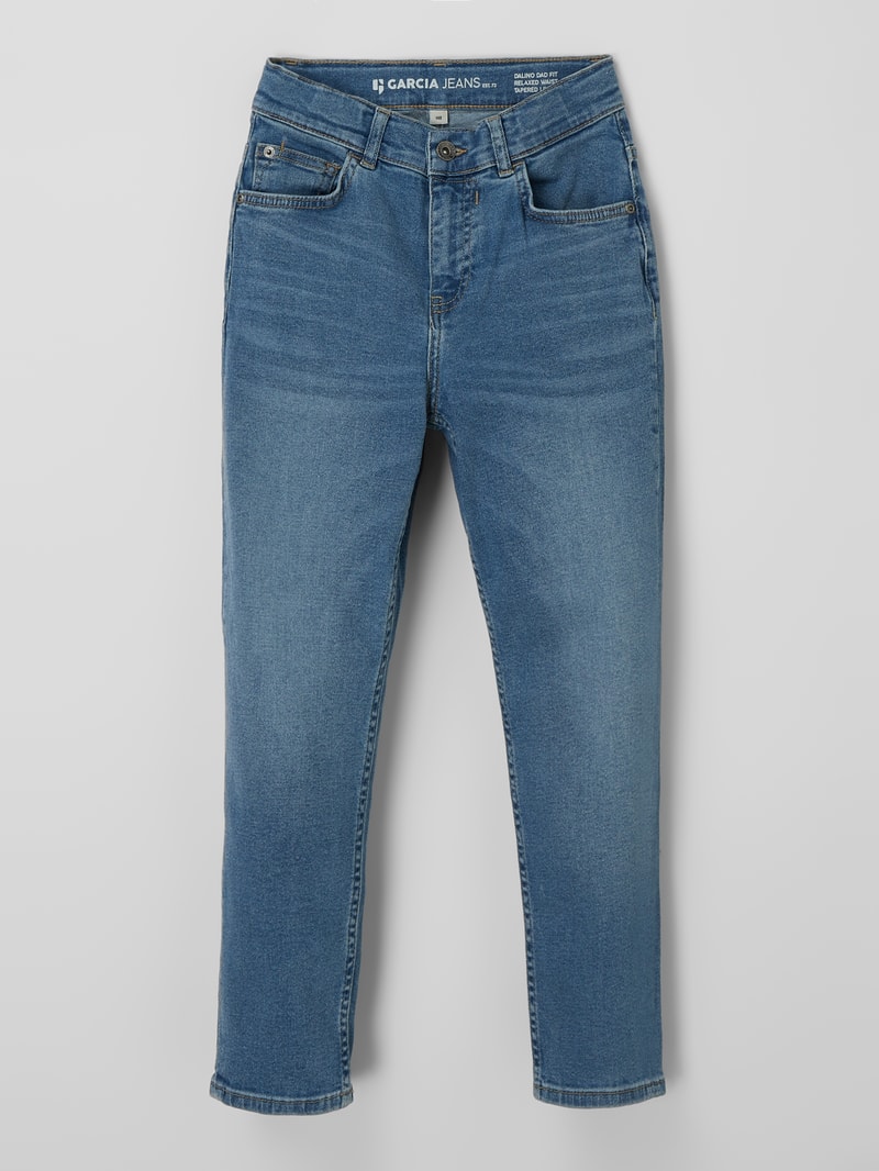 Dad Fit Jeans mit Stretch-Anteil Modell 'Dalino' in blau