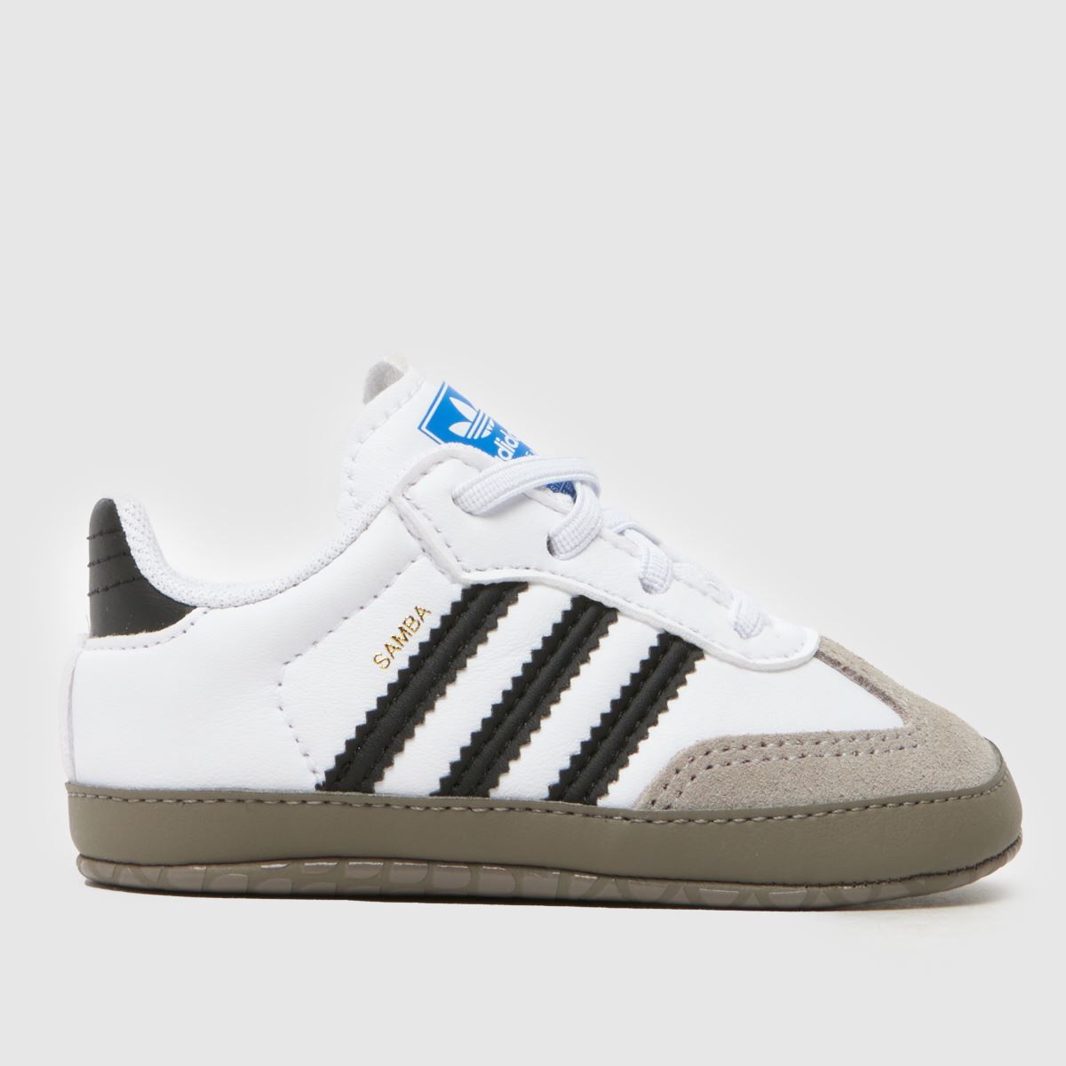 adidas vita och svarta Samba Babysneakers