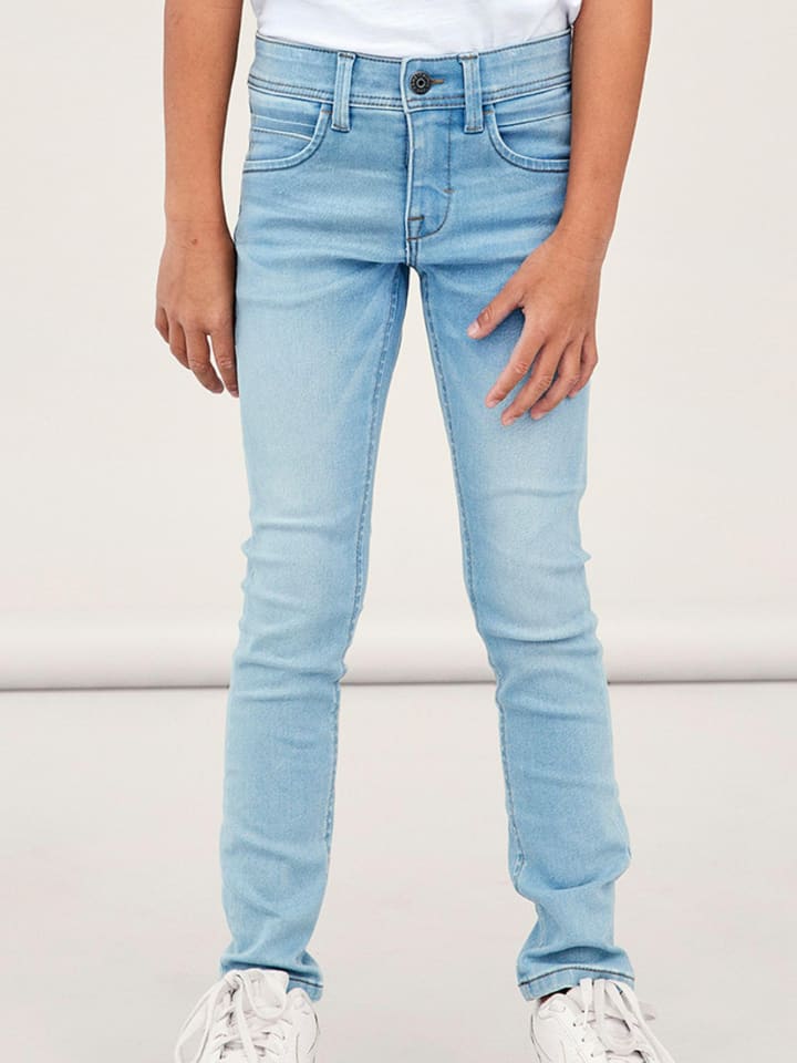 name it Slim Fit Denim Jeans NKMSILAS in Hellblau günstig kaufen