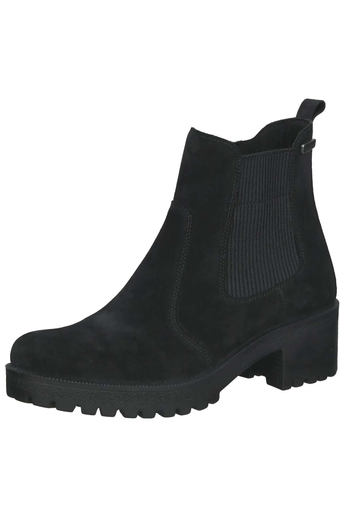Bama  Stiefelette - Schwarz - Blockabsatz